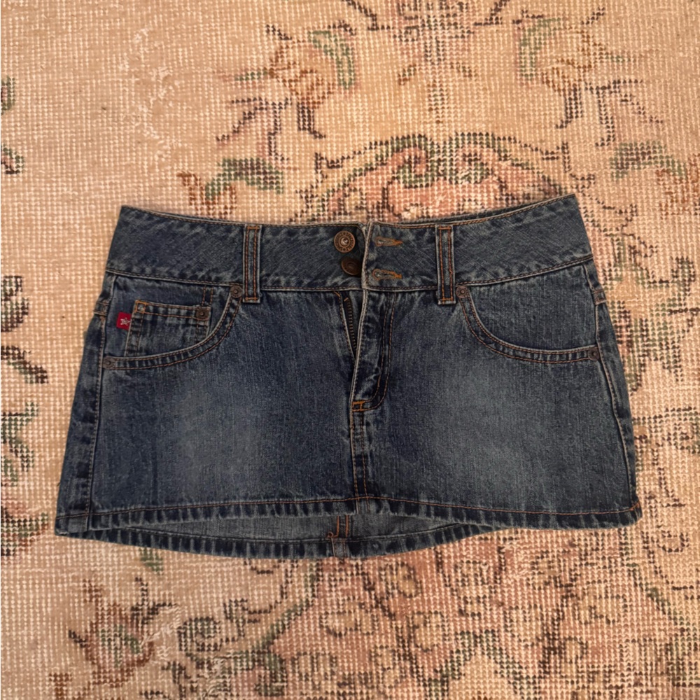 Denim Mini Skirt